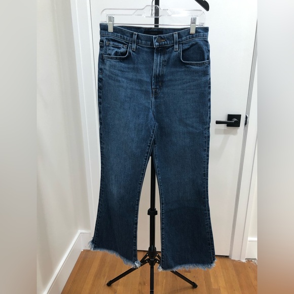 607. J Brand Julia High Rise Flare Jeans - Picture 4 of 13